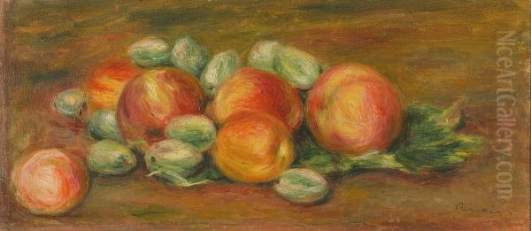 Still Life with Apples Oil Painting by Pierre-Auguste Renoir