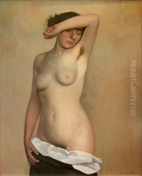 Torso of Woman Oil Painting by Felix Vallotton