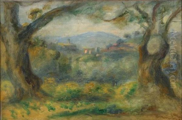 Landscape Oil Painting by Pierre Auguste Renoir