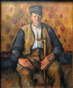 Farmer sitting