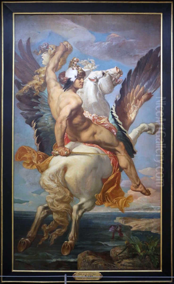 Perseus Oil Painting by Joseph Paul Blanc Perseus Oil Painting by Joseph Paul Blanc