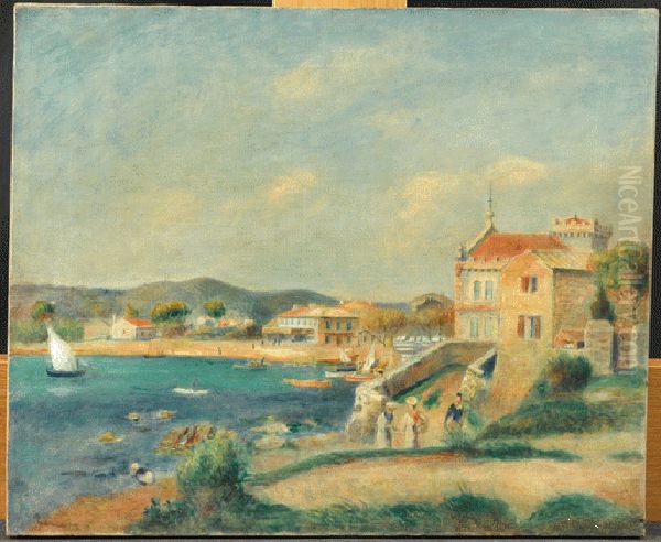 Petit Port Oil Painting by Pierre-Auguste Renoir