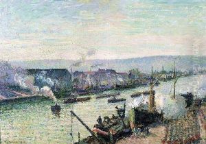 Camille Pissarro_- La Seine a Rouen, Saint-Sever 1122