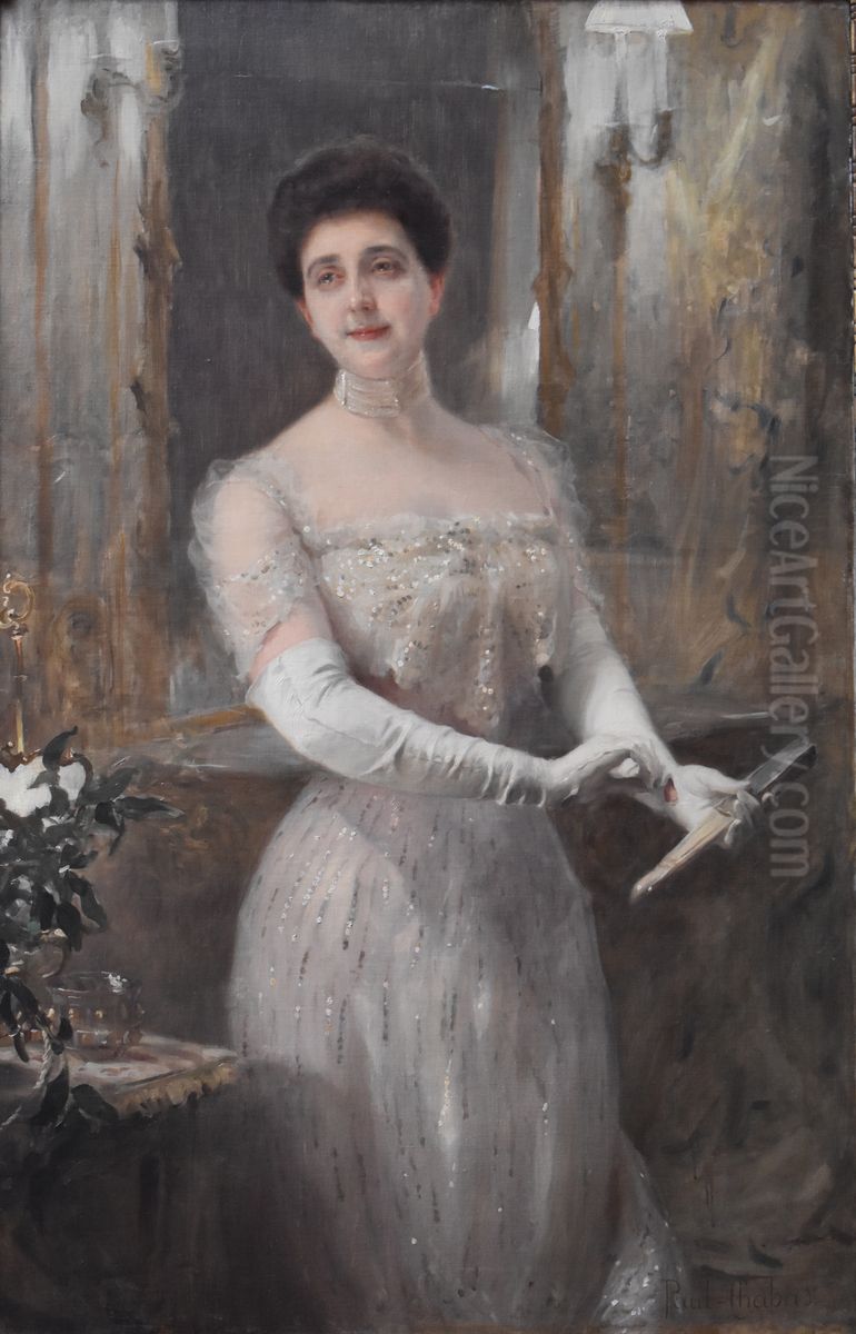 Portrait de la femme de l'artiste Oil Painting by Paul Emile Chabas