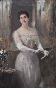 Portrait de la femme de l'artiste