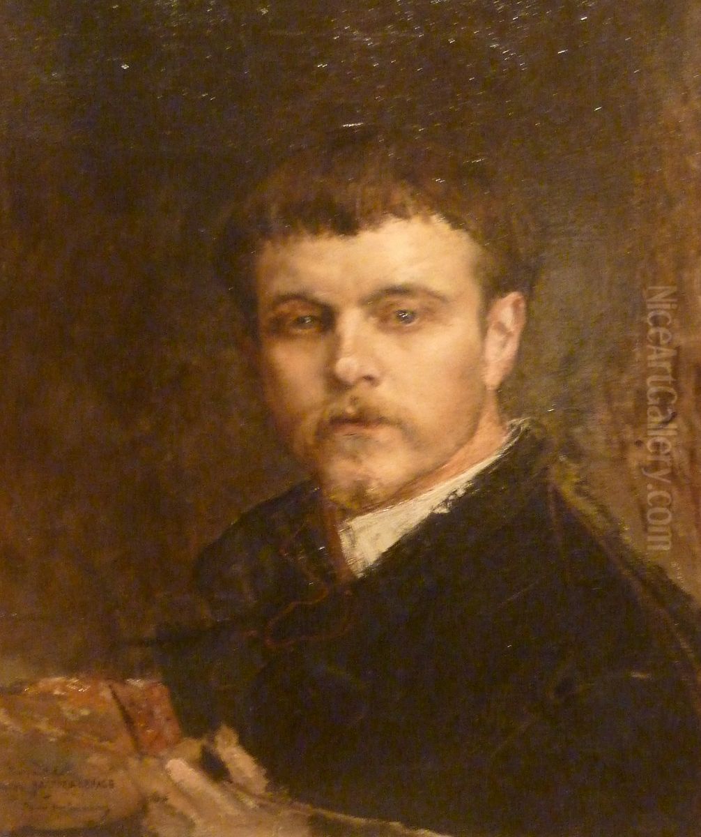 Self-portrait Oil Painting by Jules Bastien-Lepage