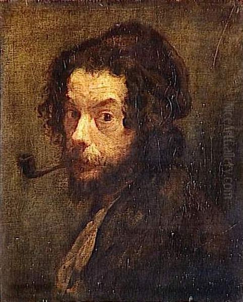 Self-portrait Oil Painting by Marcellin Desboutin