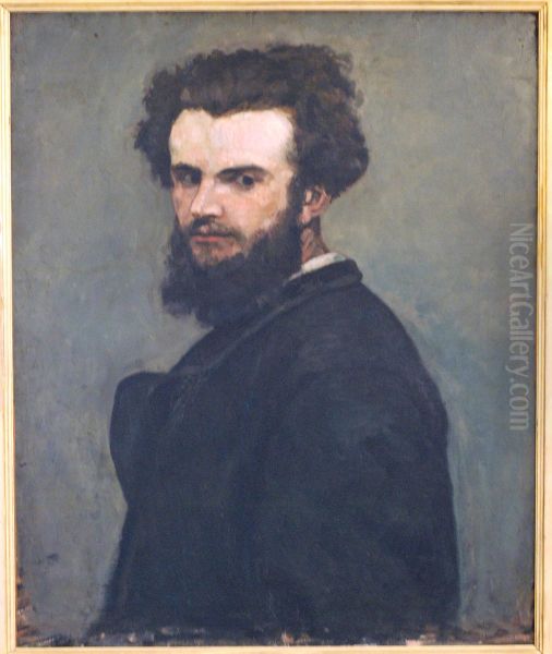 Portrait de l'artiste Oil Painting by Armand Guillaumin