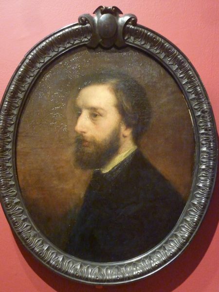 Portrait de l'artiste Oil Painting by Gustave Ricard