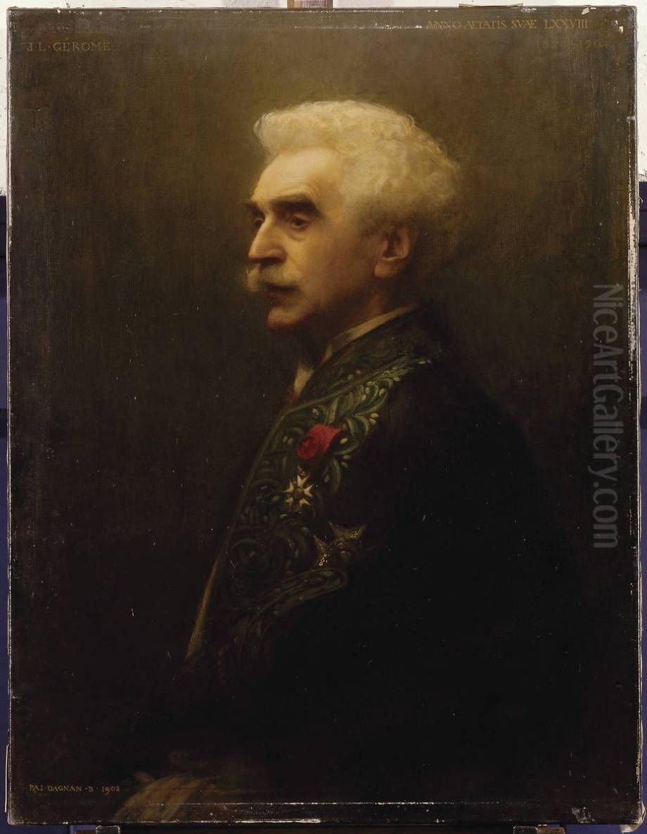 Portrait of Jean-Leon Gerome Oil Painting by Pascal Dagnan-Bouveret