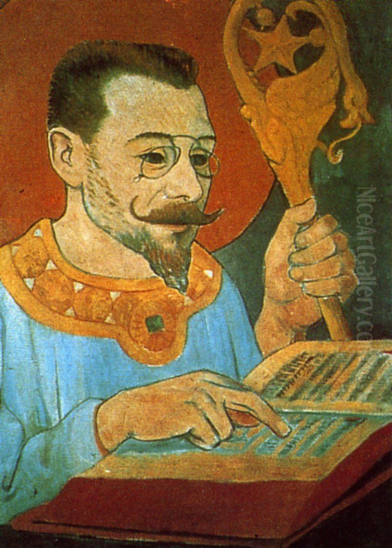 Portrait de Paul Ranson en tenue nabique Oil Painting by Paul Serusier