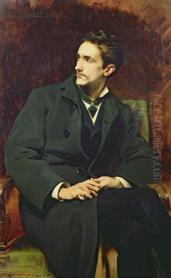 Portrait ofRobert, Count of Montesquiou-Fezensac(1855-1921) Oil Painting by Henri Lucien Doucet
