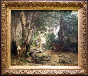 esercizi dei cerbiatti nella riserva di plaisir-fontaine