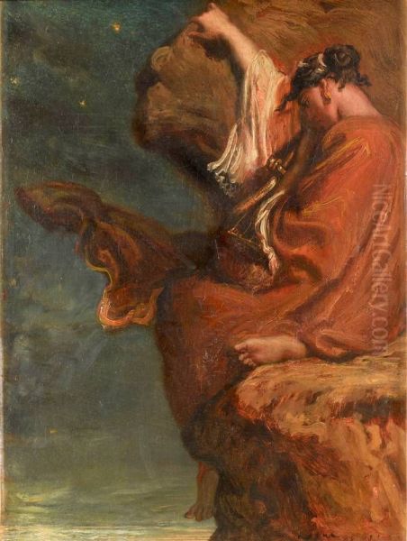 Sapho Oil Painting by Theodore Chasseriau