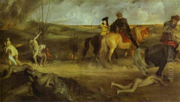 The Suffering of the City of New Orleans Oil Painting by Edgar Degas