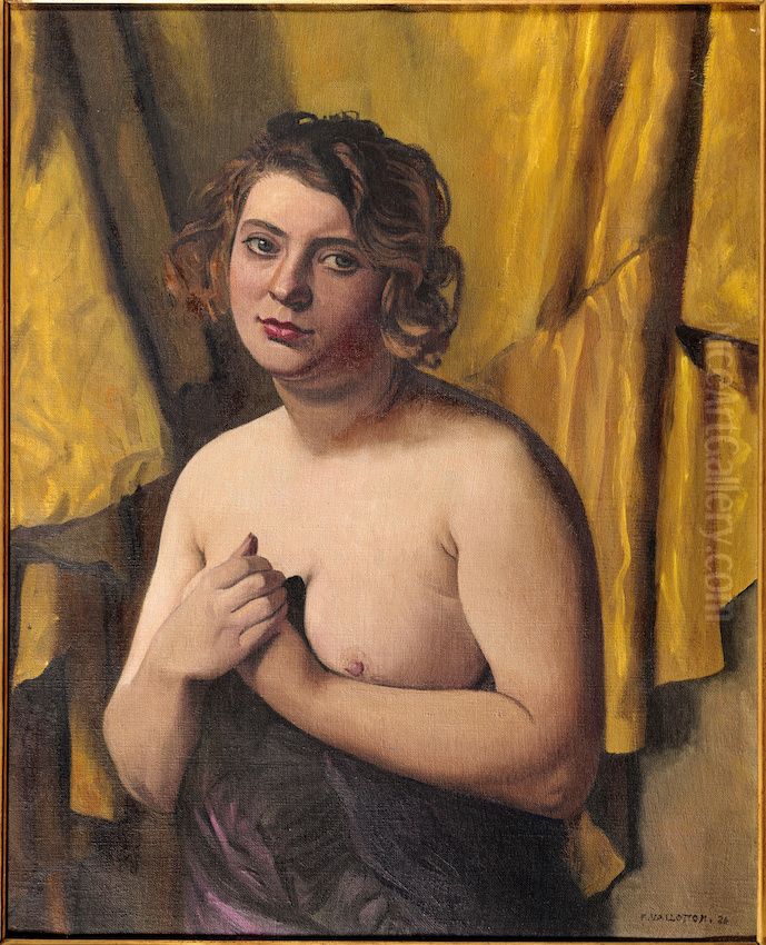 Torse de femme Oil Painting by Felix Vallotton