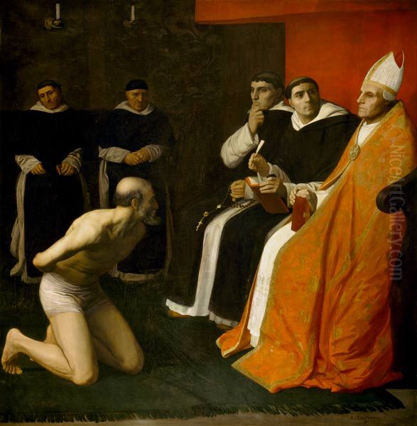 Une amende honorable Oil Painting by Alphonse Legros