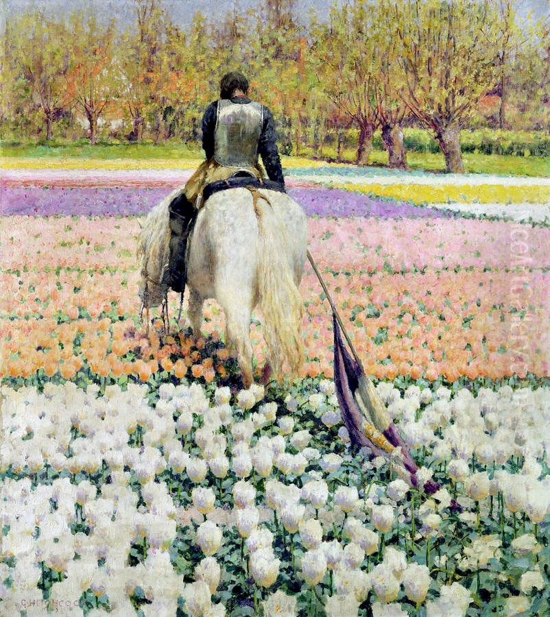Defeated Oil Painting by George Hitchcock