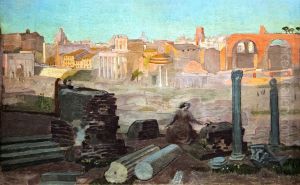 View of the ForumFrancais:Vue du ForumItaliano:Vista del forum