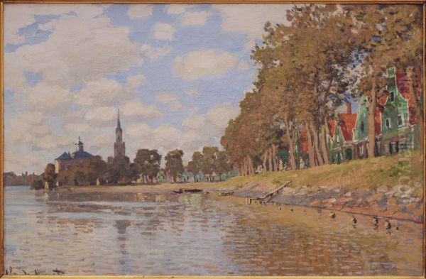 Zaandam (Holandia) Oil Painting by Claude Oscar Monet