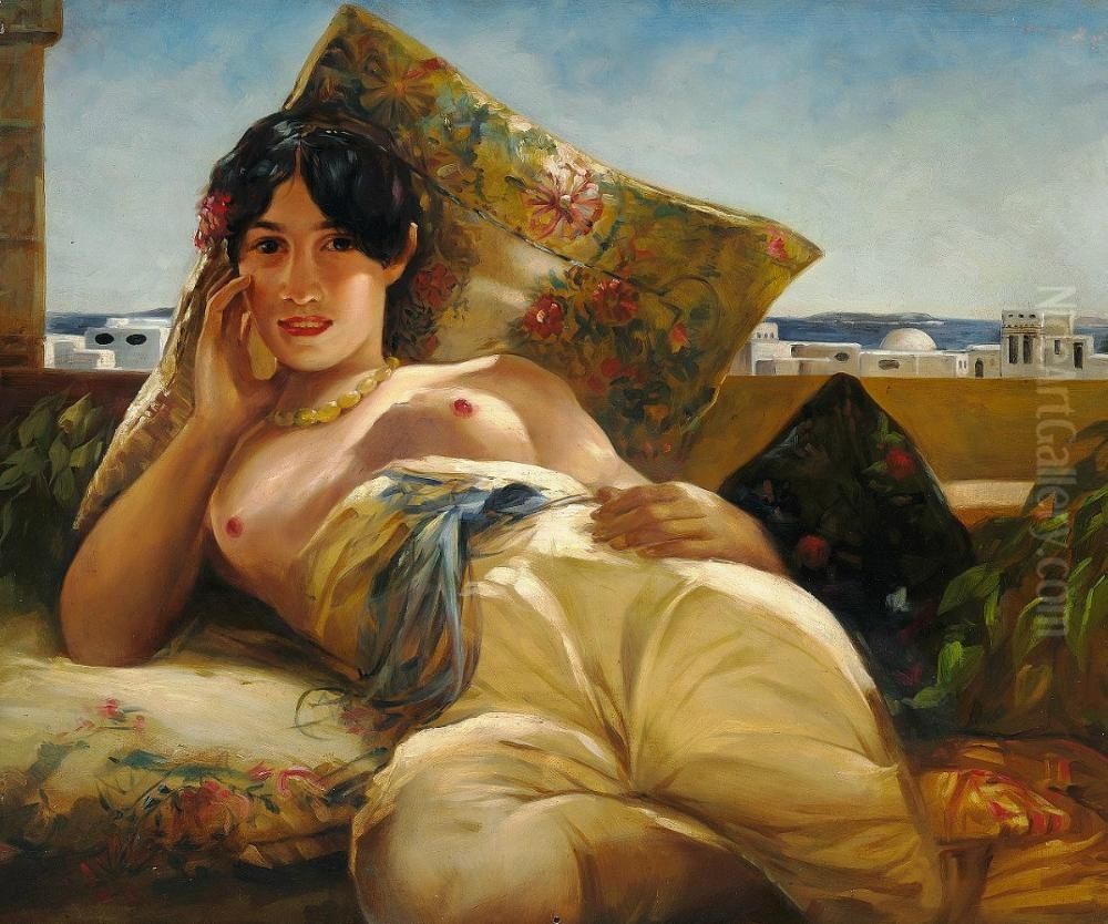 Odalisque Oil Painting by Georges Rochegrosse