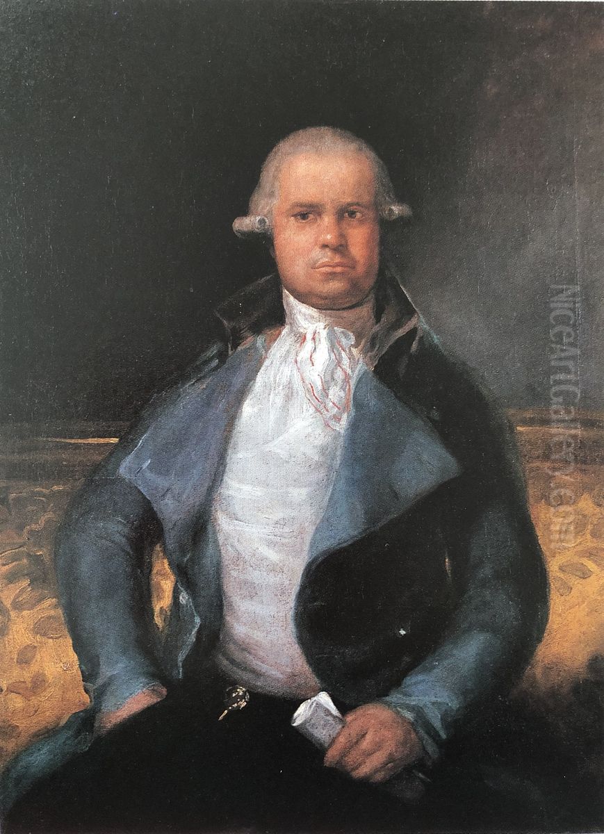 Retrato de Tomas Perez de Estala Oil Painting by Francisco Goya Fuendetodos