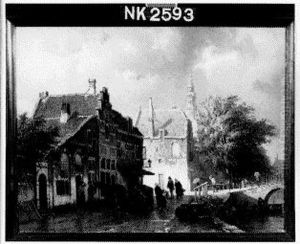 Gezicht op de Raamgracht te Haarlem