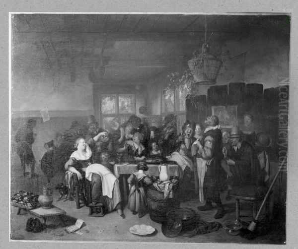 merry party Oil Painting by Richard Brakenburgh