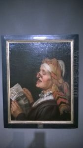 Woman with Spectacles Singing