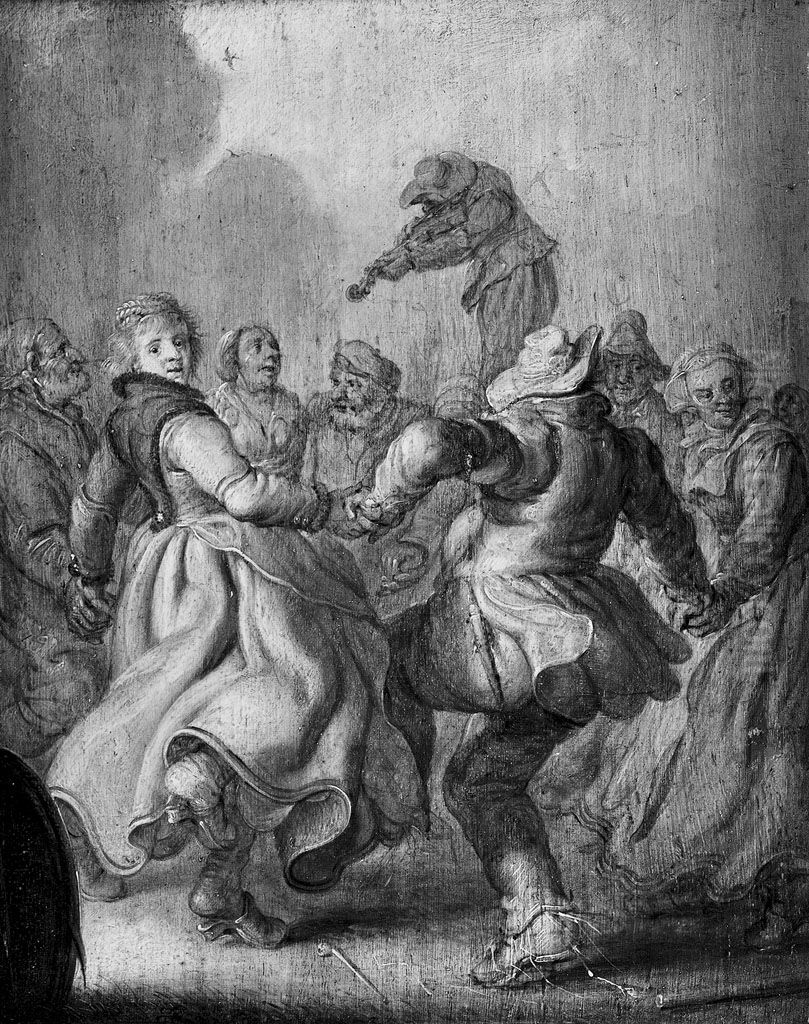 Peasant dance Oil Painting by Adriaen van de Venne