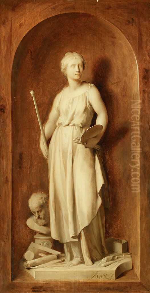 Pictura, allegorie op de schilderkunst-Pictura Oil Painting by Jacob de Wit