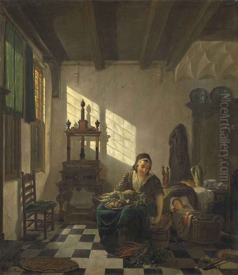 [1] Oil Painting by Abraham van Strij