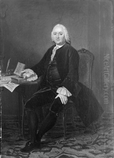 Jan Wagenaar (1709-1776) Oil Painting by Tibout Regters