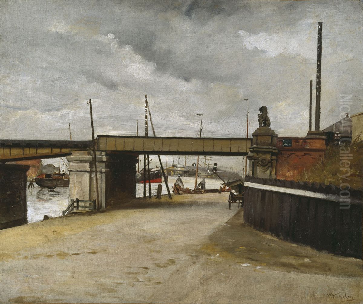 View of the Westerdoksdijk Oil Painting by Willem Bastiaan Tholen