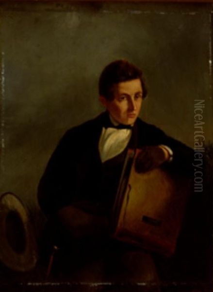 Zelfportret Oil Painting by Jan Adam Kruseman