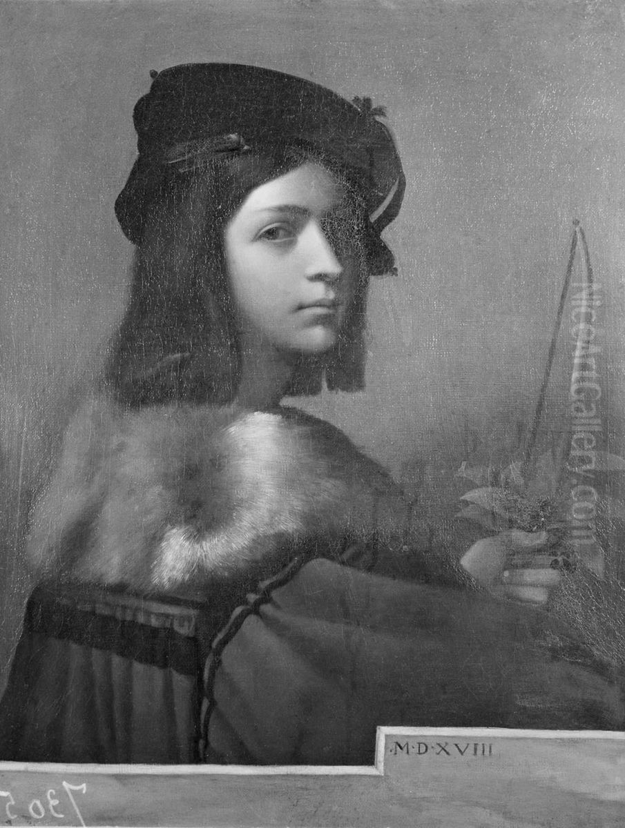 Jongeling met baret Oil Painting by Sebastiano Del Piombo Jongeling met baret Oil Painting by Sebastiano Del Piombo