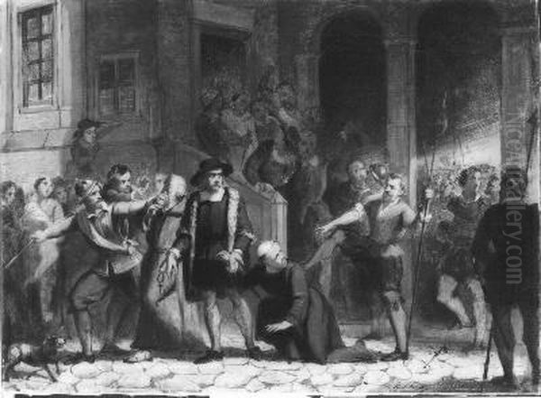 Anno 1578. Amsterdam kiest de Staatse zijde Oil Painting by Paul Tetar van Elven