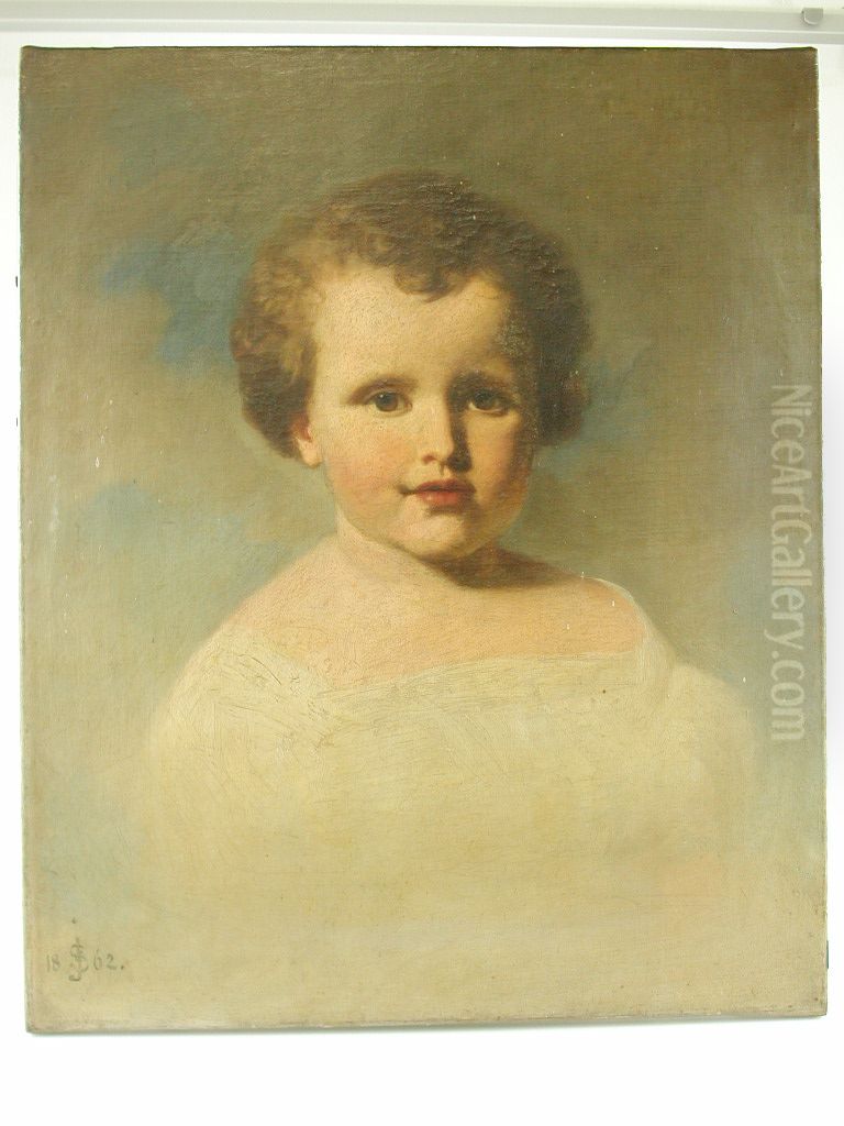 Meisje (Van Hoorn) Oil Painting by Johan Georg Schwartze