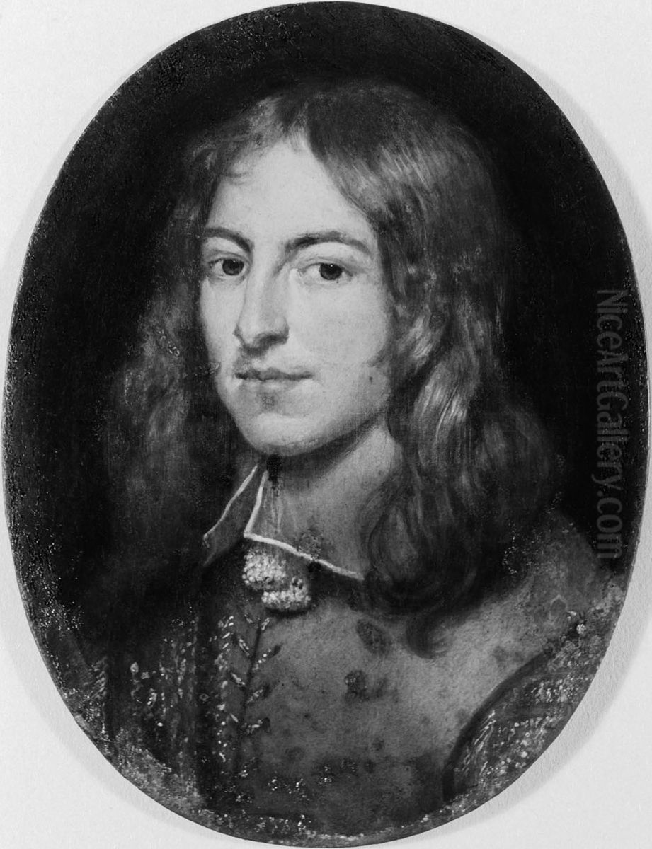 Johan Bernard Schaep Oil Painting by Caspar Netscher