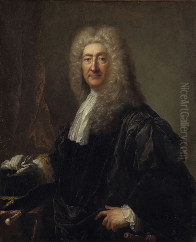 Portrait d'Henri Bachelier, seigneur de Montcel Oil Painting by Francois de Troy