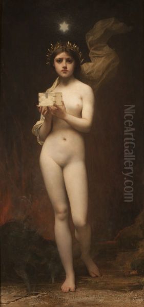 Pandore Oil Painting by Jules Lefebvre