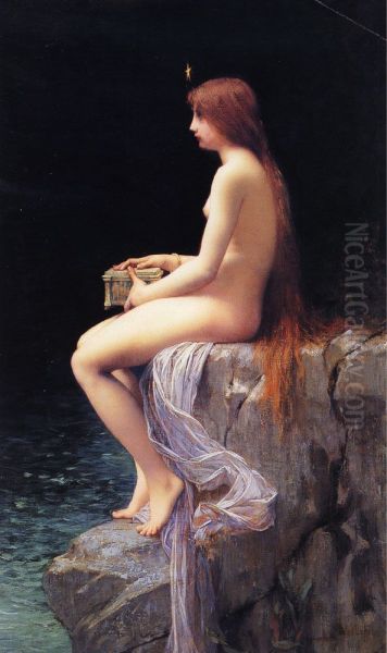 Pandore Oil Painting by Jules Lefebvre