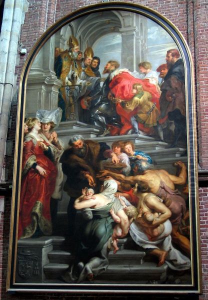 The Conversion of St. Bavo Oil Painting by Peter Paul Rubens