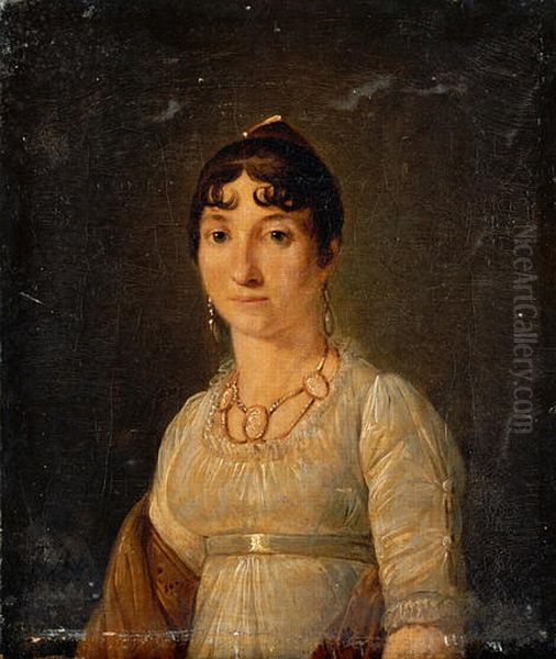 Portrait de femme Oil Painting by Francois Sablet