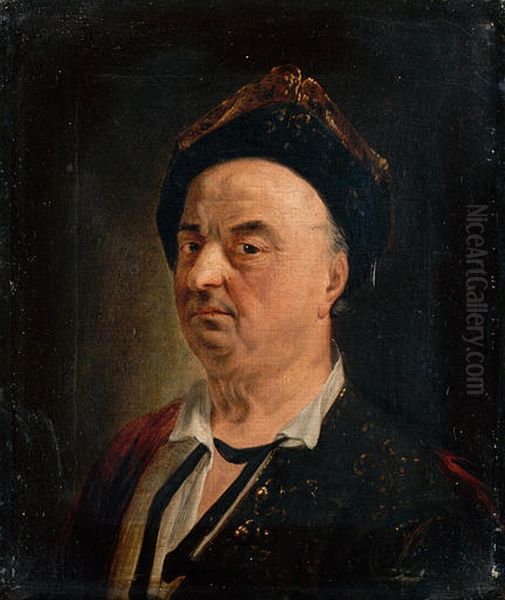 Portrait d'un homme age Oil Painting by Francois Sablet