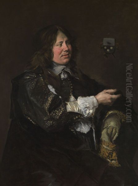 Stephanus Geraerdts, schepen in Haarlem Oil Painting by Frans Hals