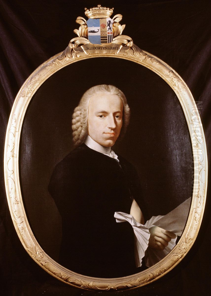 Portrait of Gerrit Willem van Oosten de Bruyn Oil Painting by Tako Hajo Jelgersma