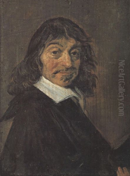 Rene Descartes (1596-1650) Oil Painting by Frans Hals