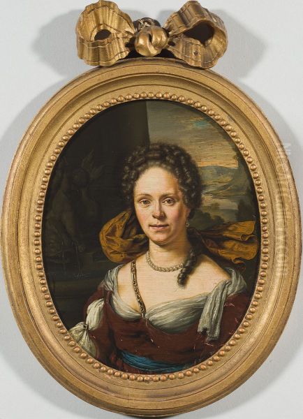 Christina Backer (1658-1734) ? Oil Painting by Willem van Mieris