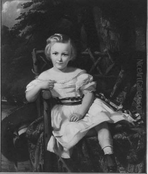 Maria van Vollenhoven Oil Painting by Johan Georg Schwartze